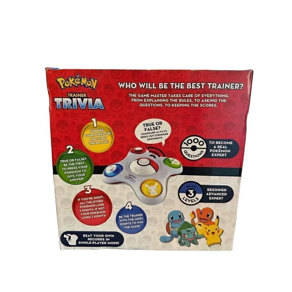 Pokemon Trainer Trivia Toy The Virtual Game Master 2 Modes Single & Multiplayer